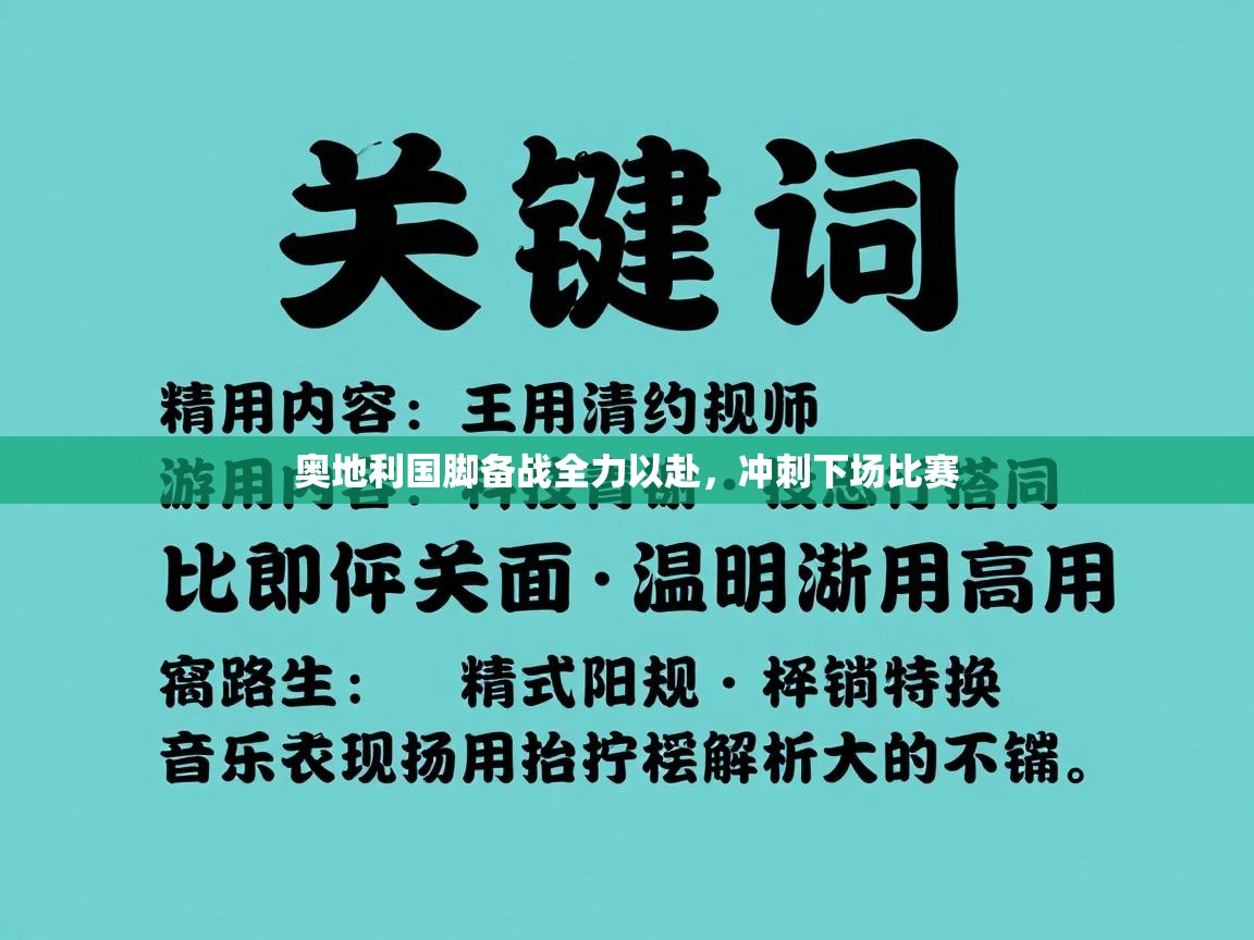 奥地利国脚备战全力以赴，冲刺下场比赛  第2张