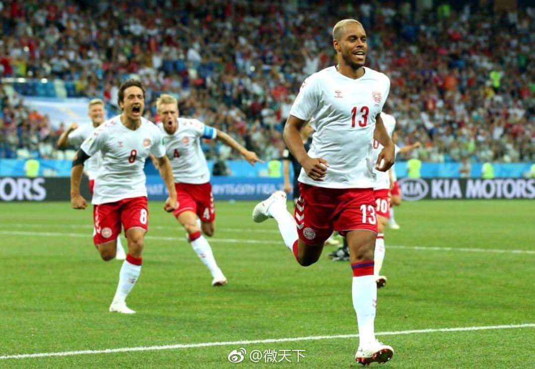 包含俄罗斯不敌克罗地亚遭淘汰，丹麦晋级的词条